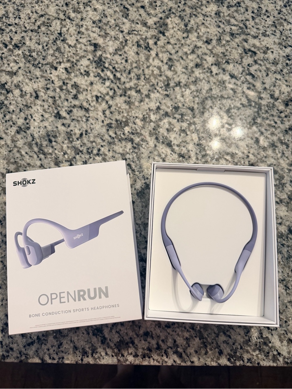 SHOKZ OpenRun Bone Conduction Headphones standard — Lavender